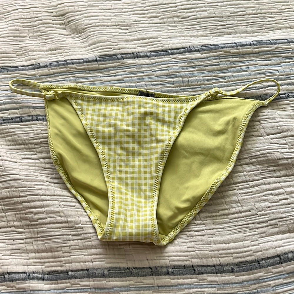 Gingham bikini bottoms